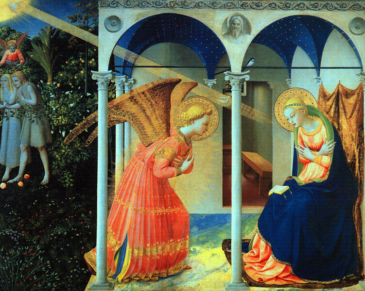 البشارة، تفاصيل - The Annunciation,detail - مقهى جرير الثقافي