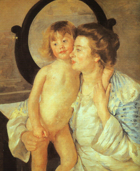 أم وطفل - Mother and Child (The Oval Mirror) أم وطفل - Mother and Child (The Oval Mirror) - مقهى جرير الثقافي