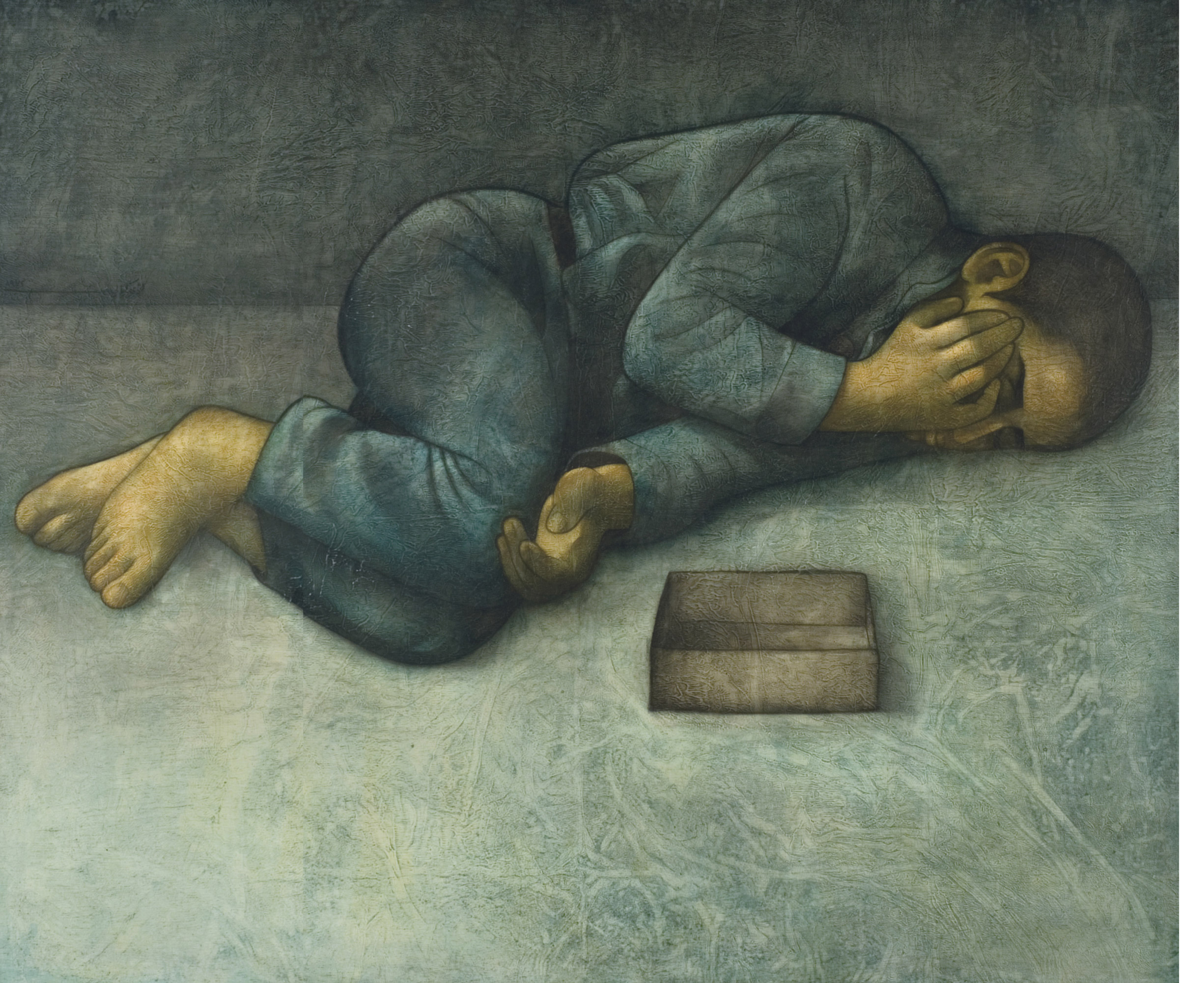 فتى نائم - Sleeping Boy - مقهى جرير الثقافي