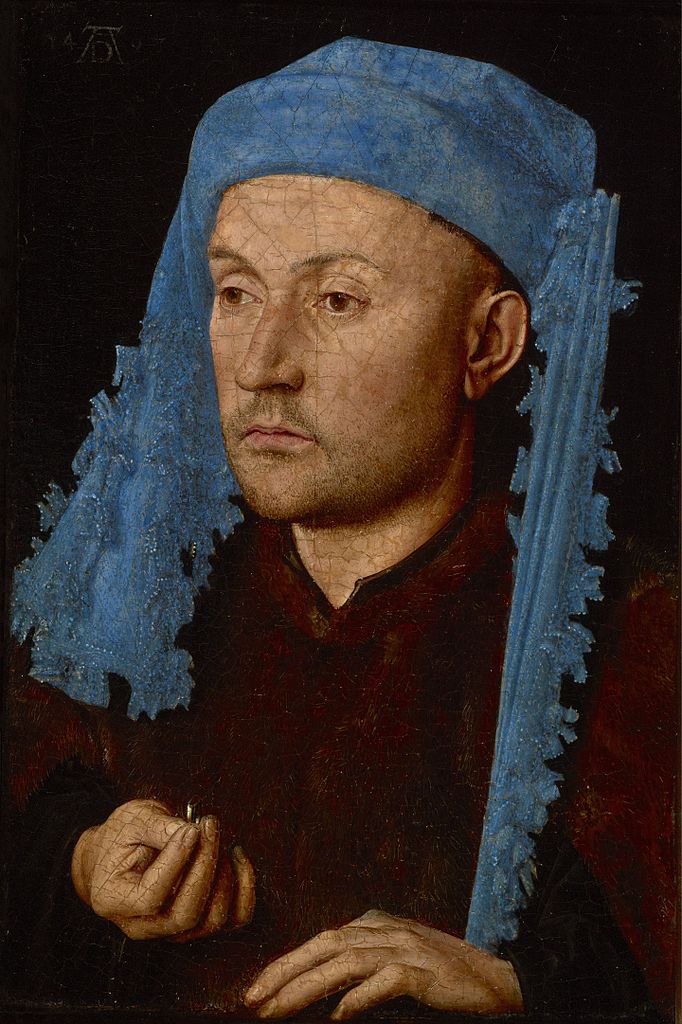 صورة لرجل مع شابيرون أزرق - Portrait of a Man with a Blue Chaperon صورة لرجل مع شابيرون أزرق - Portrait of a Man with a Blue Chaperon - مقهى جرير الثقافي