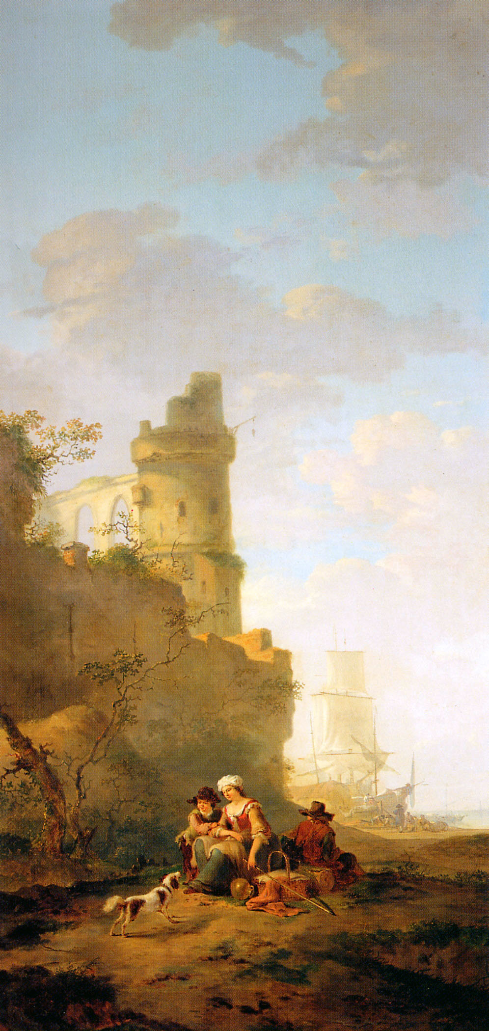 المشهد الإيطالي مع الخراب - Italian landscape with ruin المشهد الإيطالي مع الخراب - Italian landscape with ruin - مقهى جرير الثقافي