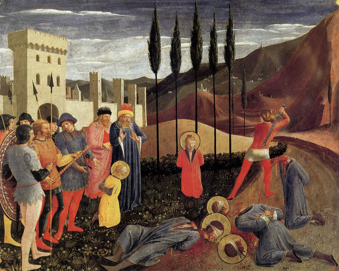 قطع رأس القديس كوزماس والقديس دميان - Beheading of Saint Cosmas and Saint Damian قطع رأس القديس كوزماس والقديس دميان - Beheading of Saint Cosmas and Saint Damian - مقهى جرير الثقافي